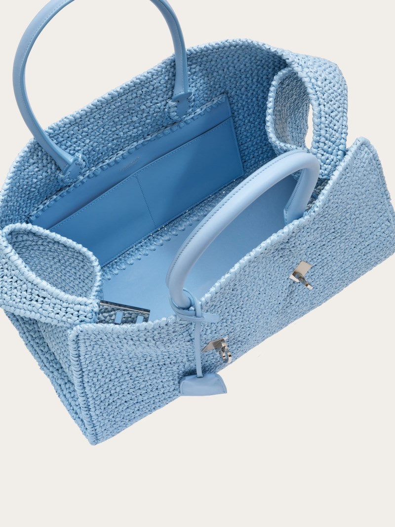 Ferragamo | Women's Hug Handbag - Sky Blue