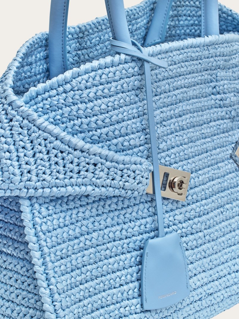 Ferragamo | Women's Hug Handbag - Sky Blue