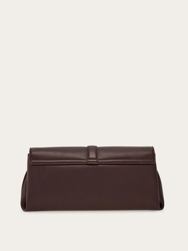 Ferragamo | Women's Front Flap Crossbody Bag - Oxblood