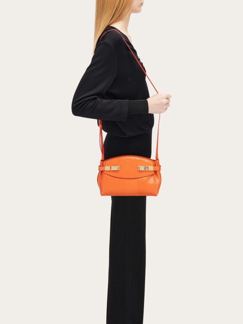 Ferragamo | Women's Hug Soft Crossbody Bag - Orange