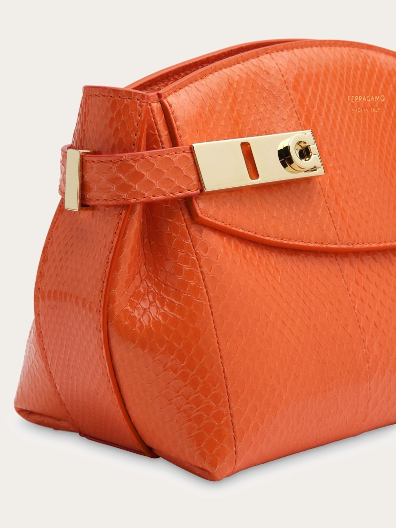 Ferragamo | Women's Hug Soft Crossbody Bag - Orange