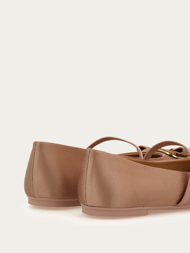 Ferragamo | Women's New Vara Plate Ballet Flat - Pink