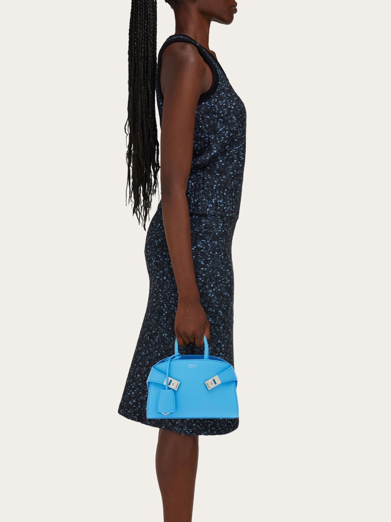 Ferragamo | Women's Hug Handbag - Light Blue
