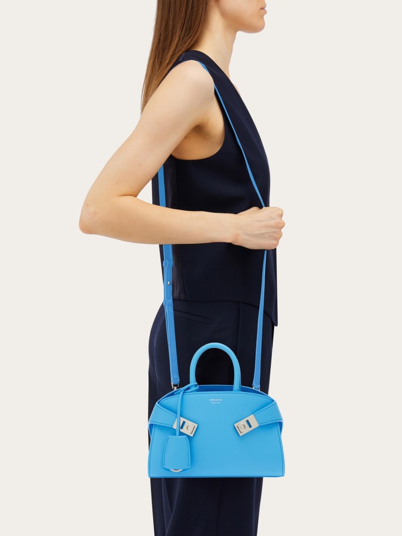 Ferragamo | Women's Hug Handbag - Light Blue