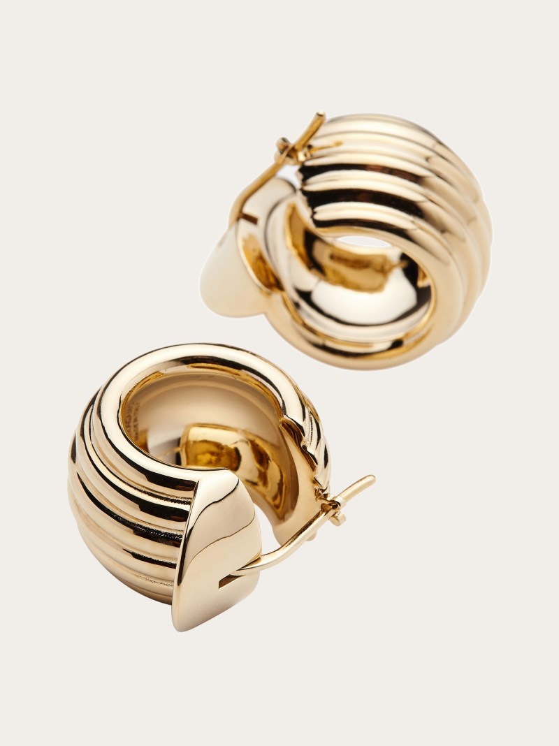 Ferragamo | Women's Gancini Earrings - Gold