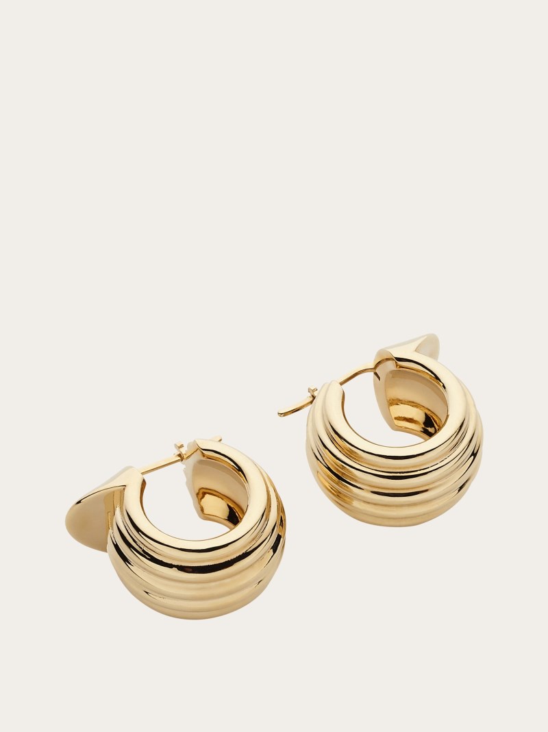 Ferragamo | Women's Gancini Earrings - Gold