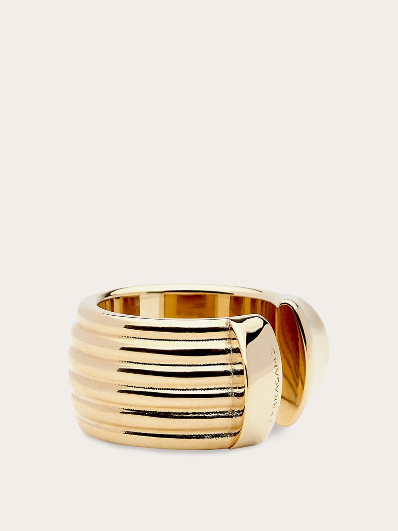 Ferragamo | Women's Gancini Ring - Gold (Size 54)