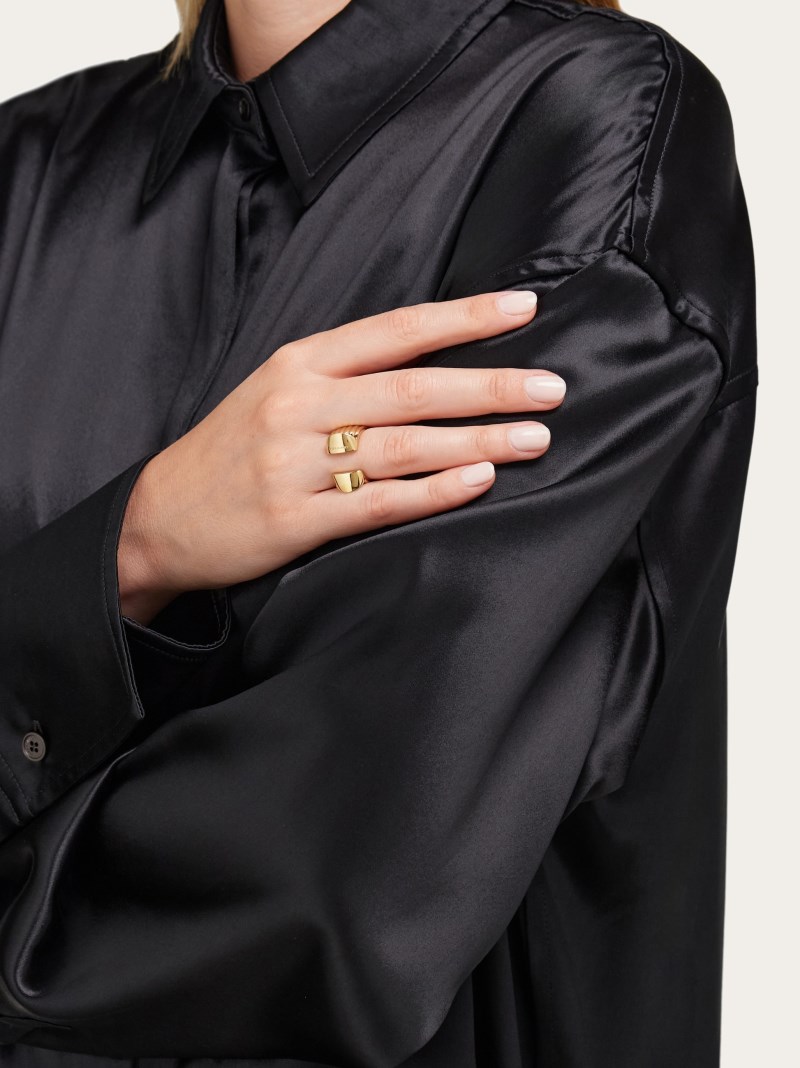 Ferragamo | Women's Gancini Ring - Gold (Size 54)