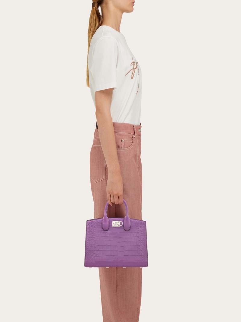 Ferragamo | Women's Studio Box Bag - Purple