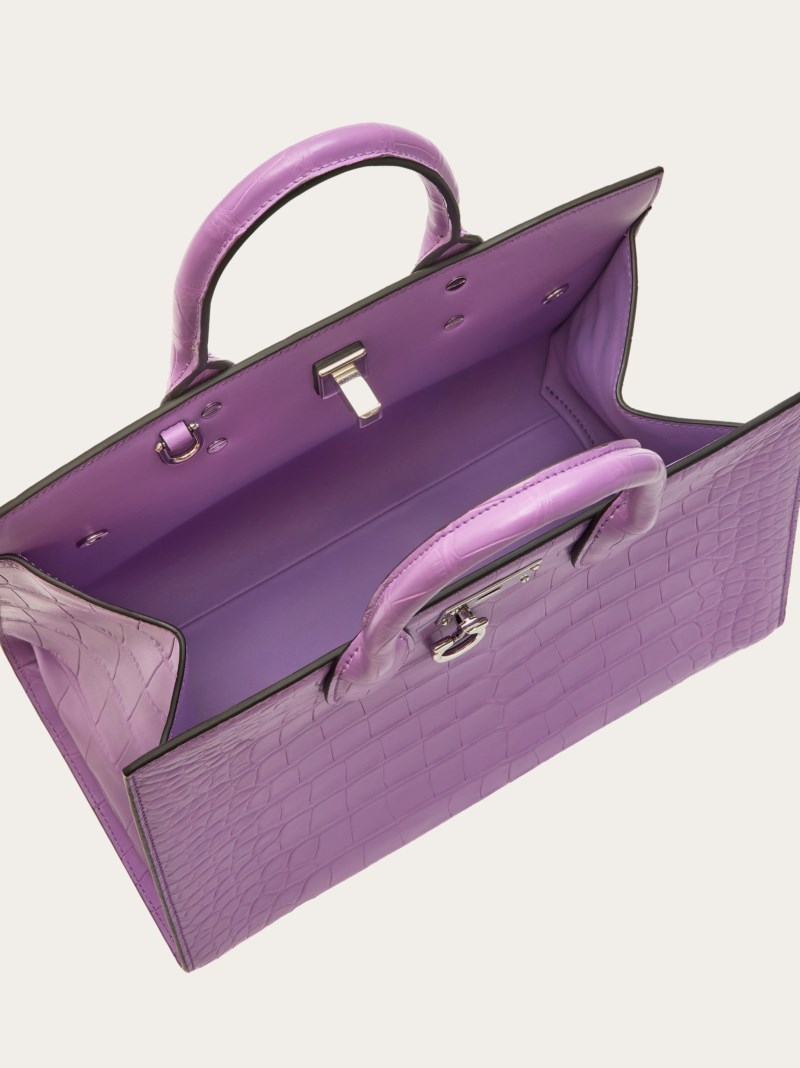 Ferragamo | Women's Studio Box Bag - Purple