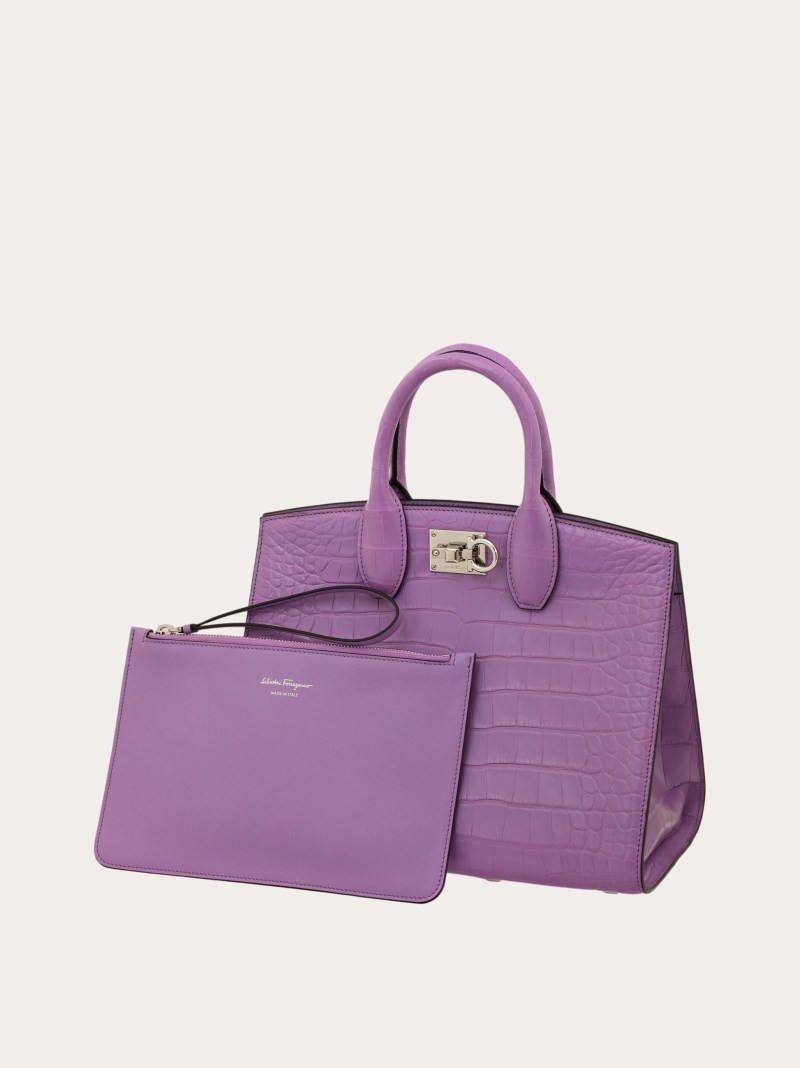Ferragamo | Women's Studio Box Bag - Purple