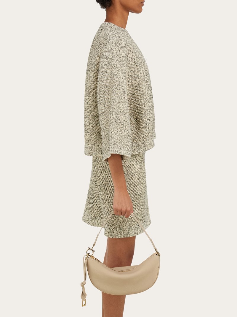 Ferragamo | Women's Hobo Bag - Stone