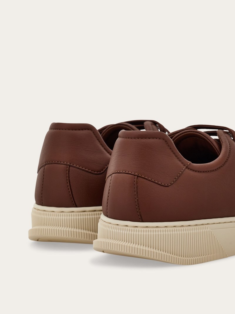 Ferragamo | Men's Low Top Sneaker - Brown