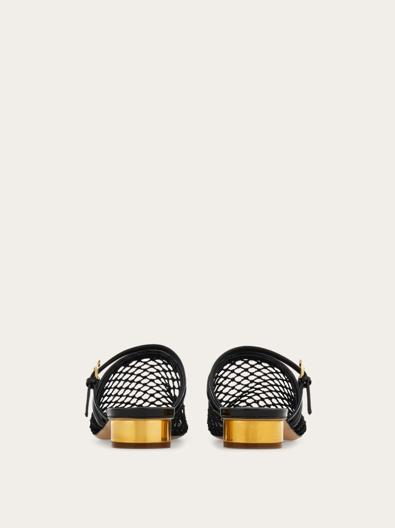 Ferragamo | Women's Mesh Mule - Black