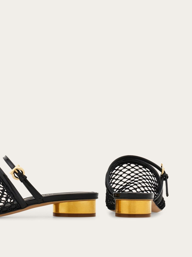 Ferragamo | Women's Mesh Mule - Black