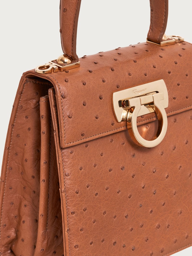 Ferragamo | Women's Iconic Top Handle - Tan