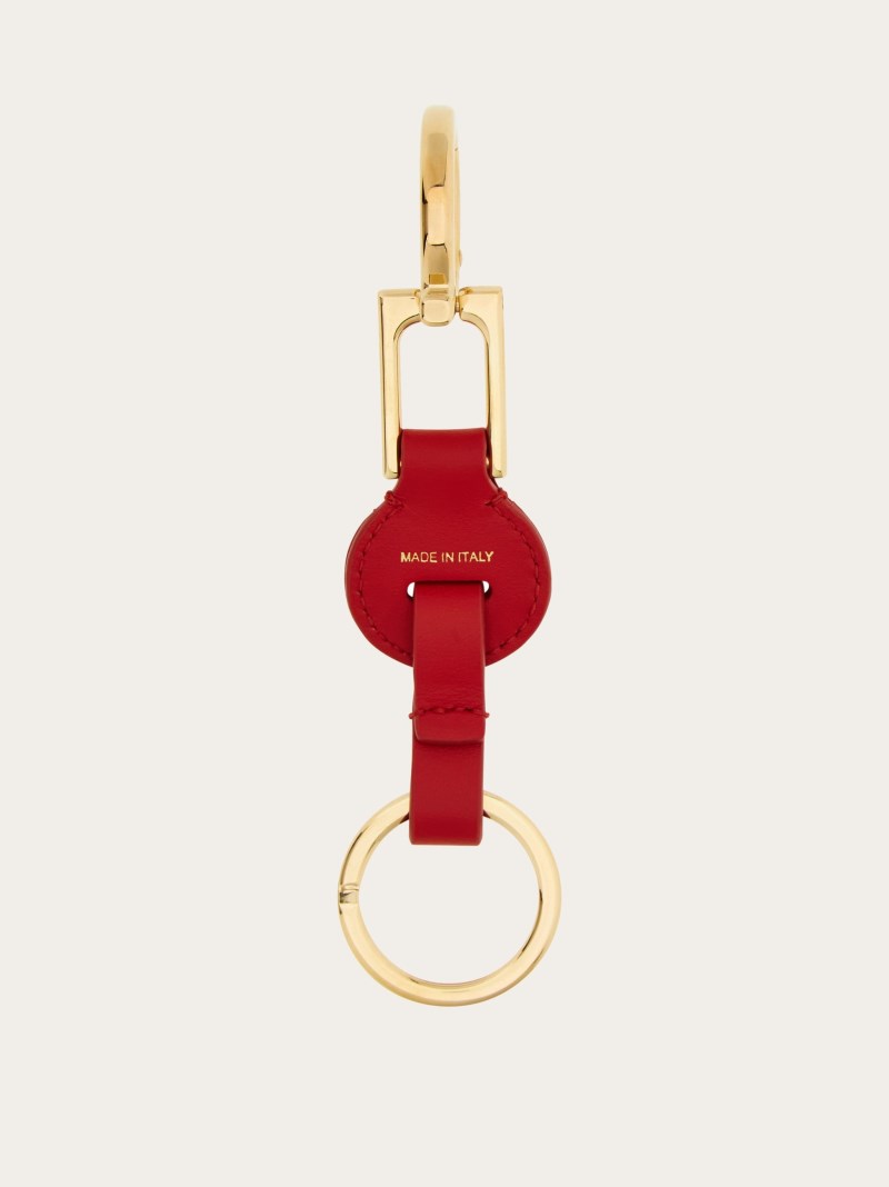 Ferragamo | Women's Gancini Key Holder - Flame Red