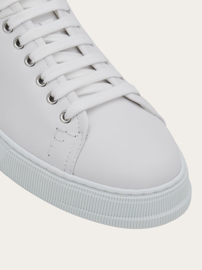 Ferragamo | Men's Low Cut Sneaker - White