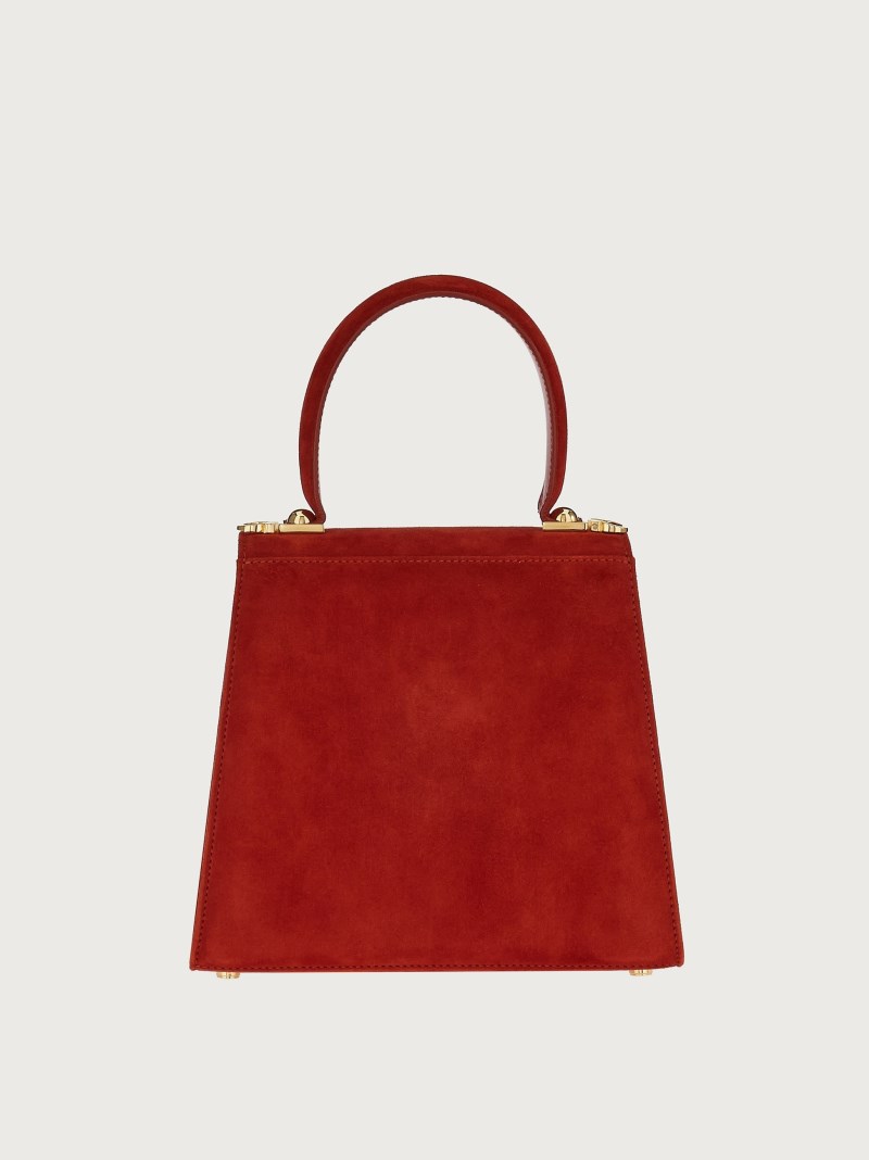 Ferragamo | Women's Iconic Top Handle - Velvet Red