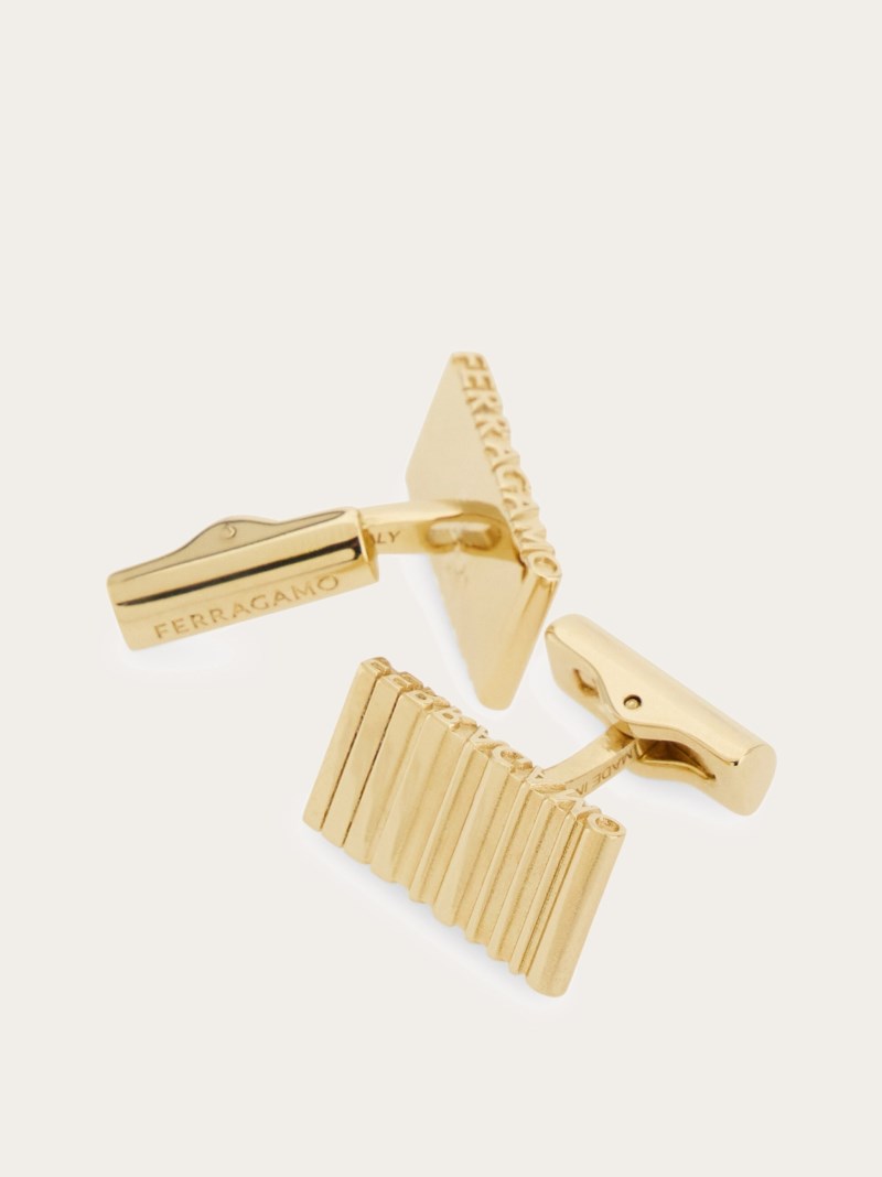 Ferragamo | Men's Cufflinks - Gold