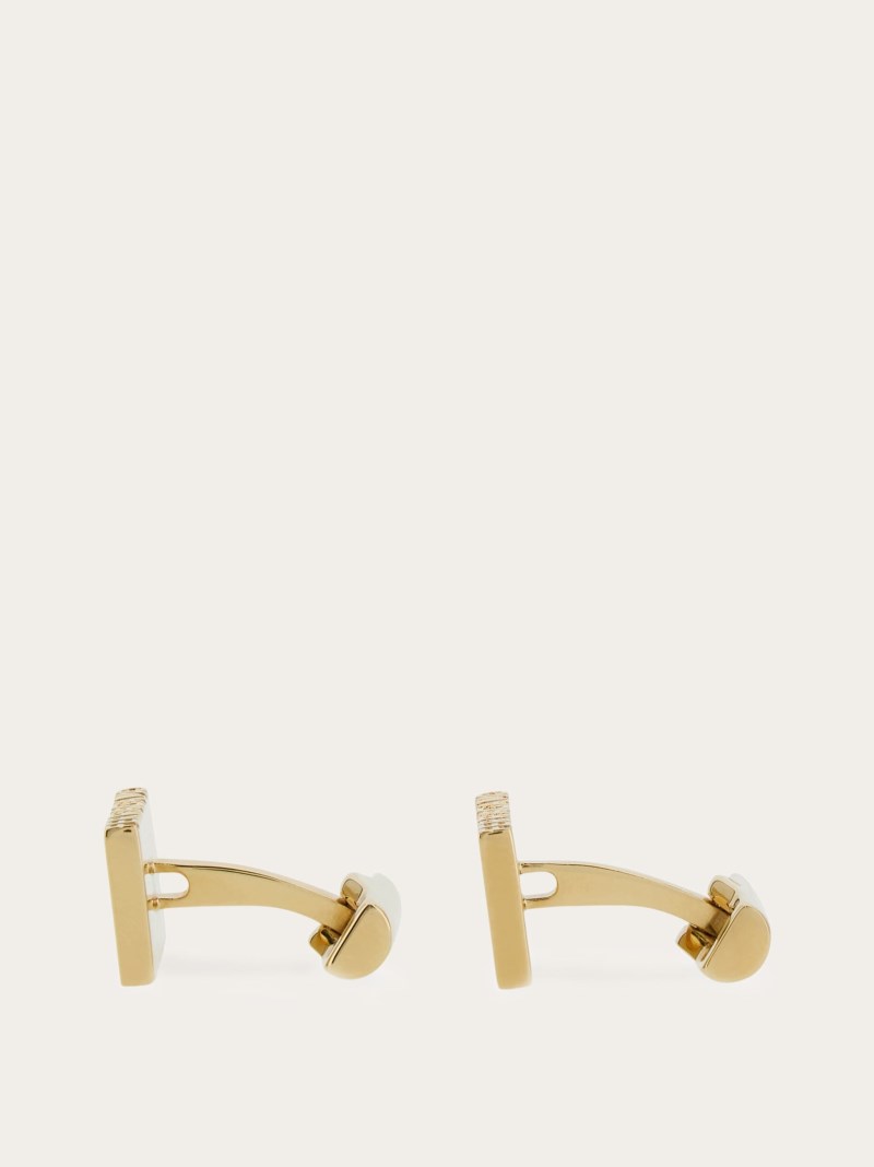 Ferragamo | Men's Cufflinks - Gold