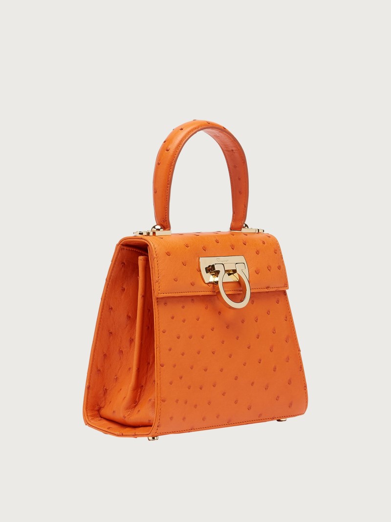 Ferragamo | Women's Iconic Top Handle - Orange
