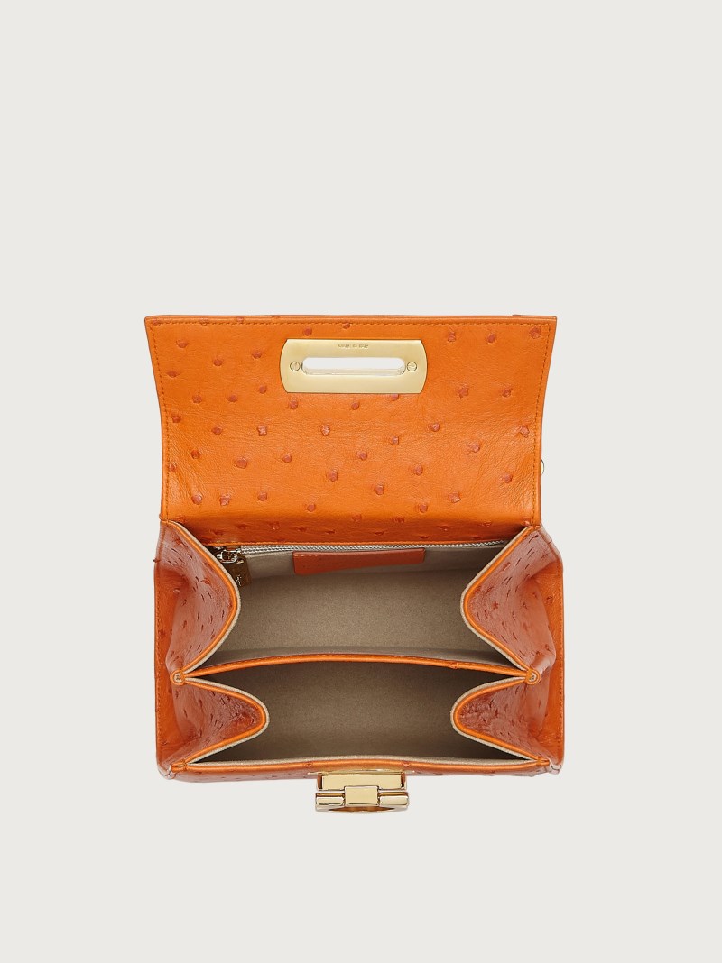 Ferragamo | Women's Iconic Top Handle - Orange