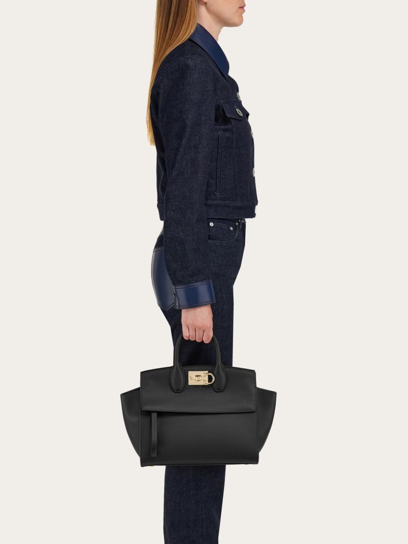 Ferragamo | Women's Studio Soft Bag - Black