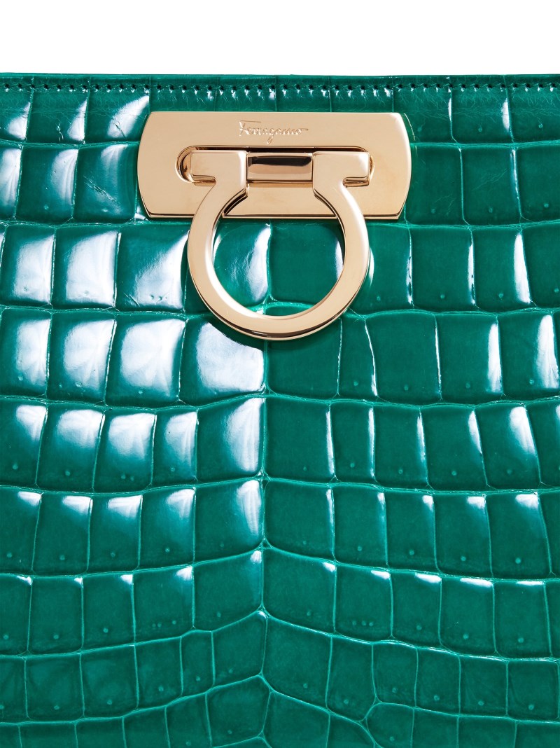 Ferragamo | Women's Diana Clutch - Emerald