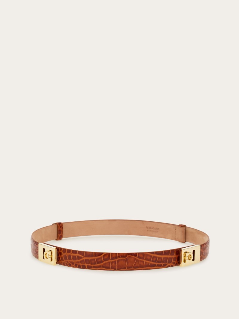 Ferragamo | Women's Extendable Hug Belt - Cognac