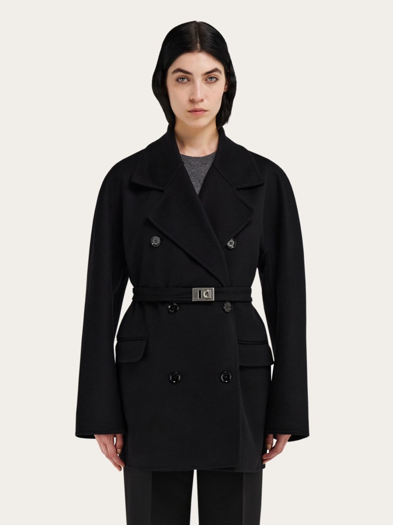 Ferragamo | Women's Double Cashmere Jacket - Black