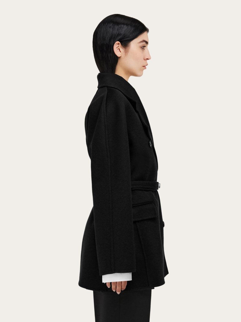Ferragamo | Women's Double Cashmere Jacket - Black