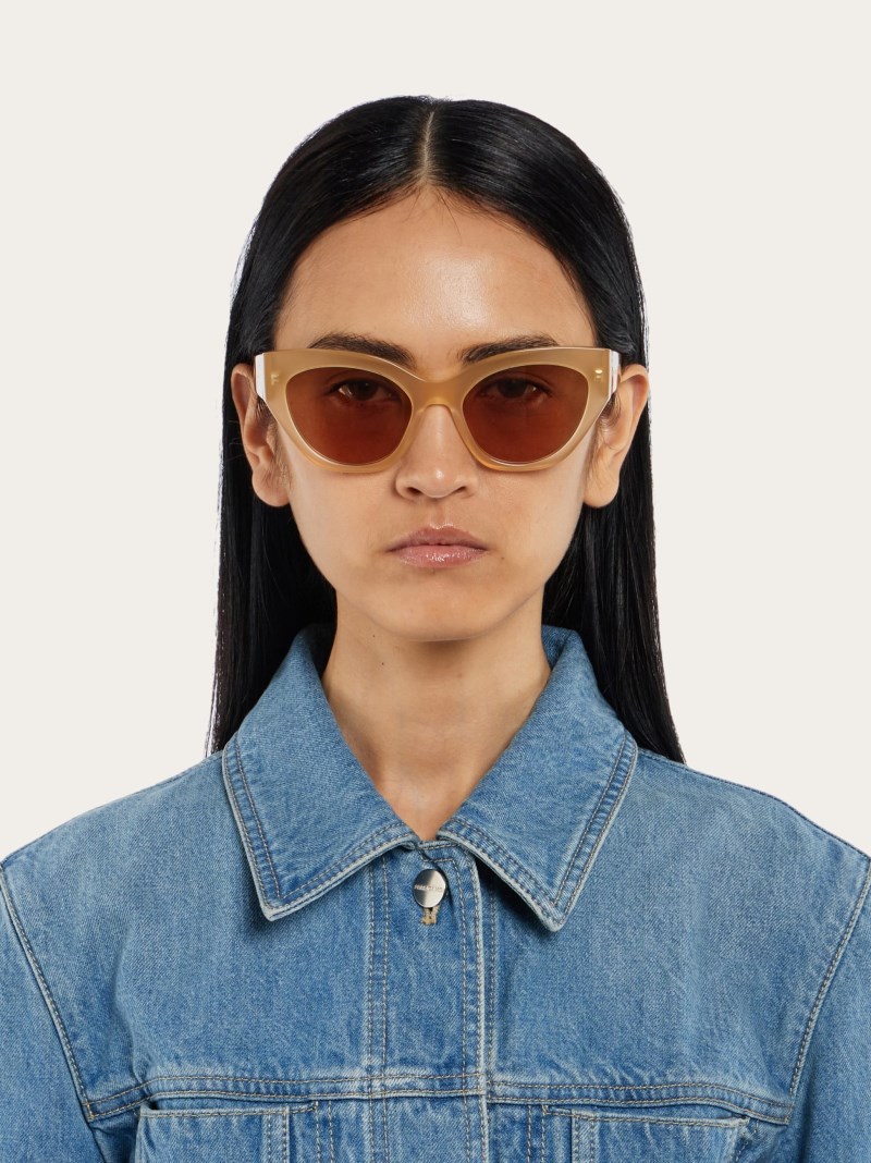 Ferragamo | Women's Sunglasses - Opaline Honey