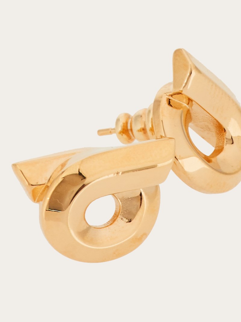 Ferragamo | Women's Gancini Earrings - Gold (Size 18)