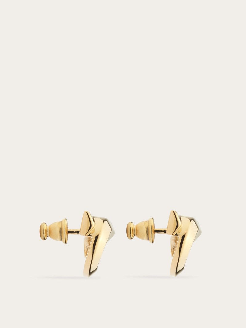 Ferragamo | Women's Gancini Earrings - Gold (Size 18)