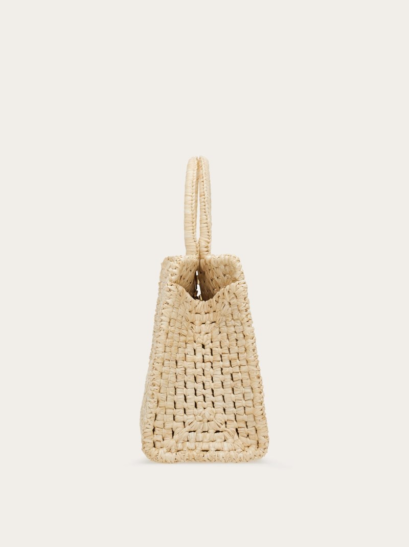 Ferragamo | Women's Studio Box Bag - Raffia