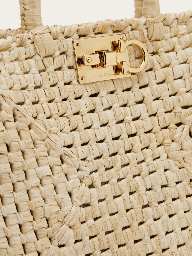 Ferragamo | Women's Studio Box Bag - Raffia