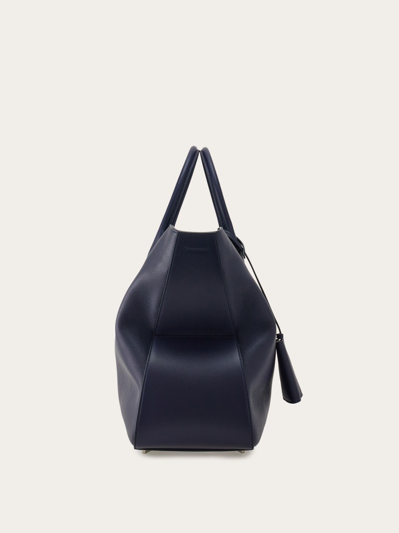 Ferragamo | Men's Tote Bag - Midnight Blue