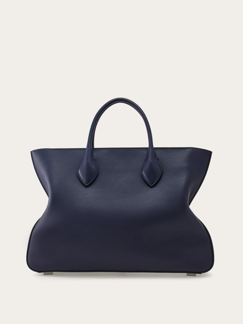 Ferragamo | Men's Tote Bag - Midnight Blue