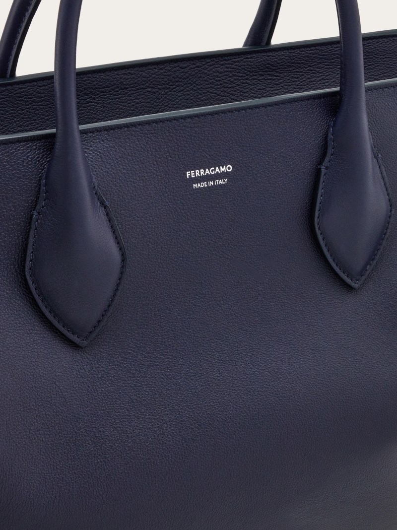 Ferragamo | Men's Tote Bag - Midnight Blue