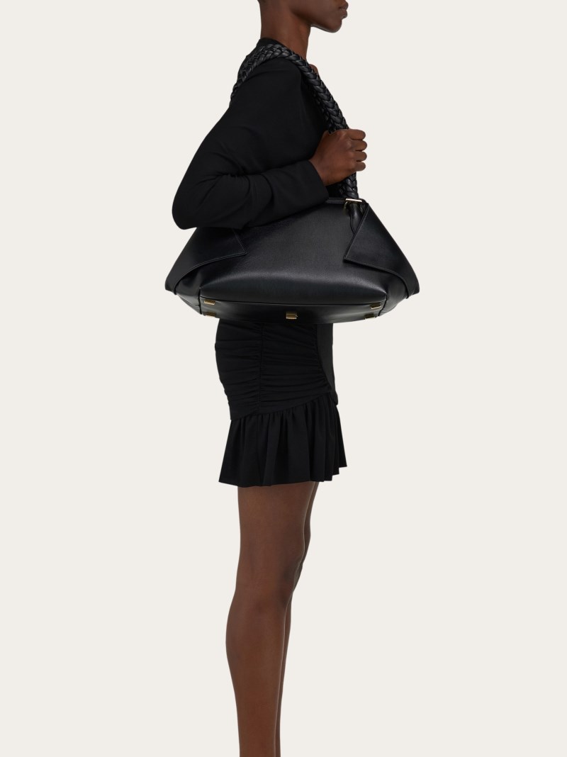 Ferragamo | Women's Shoulder Bag - Black