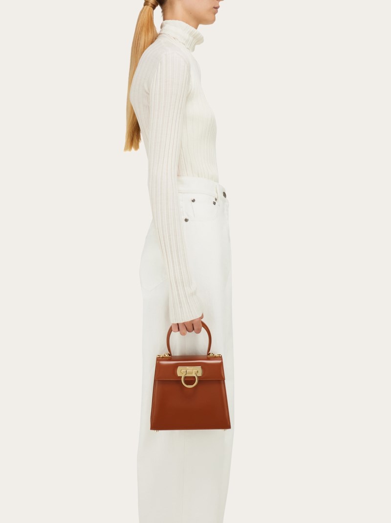 Ferragamo | Women's Iconic Top Handle - Tan