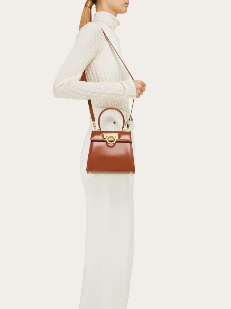 Ferragamo | Women's Iconic Top Handle - Tan