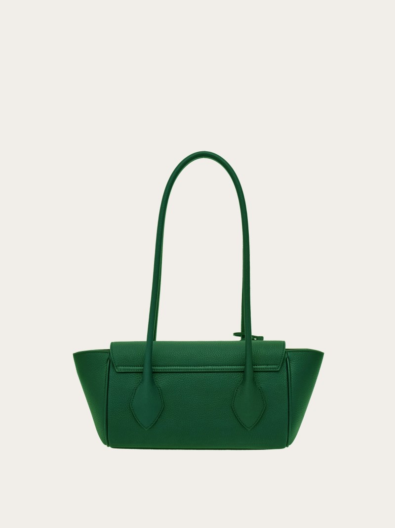 Ferragamo | Women's East-West Tote Bag - Forest Green