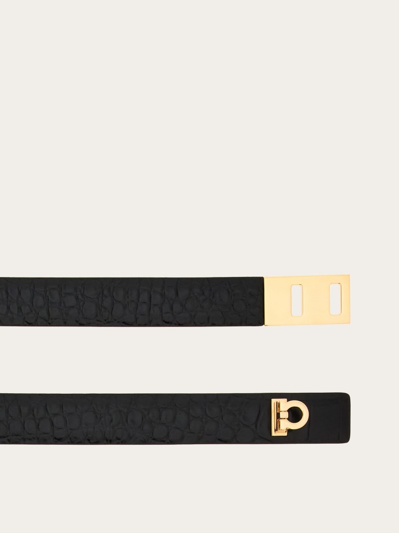 Ferragamo | Women's Extendable Hug Belt - Black