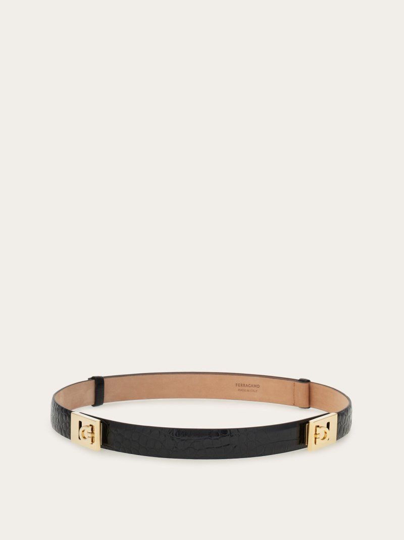 Ferragamo | Women's Extendable Hug Belt - Black