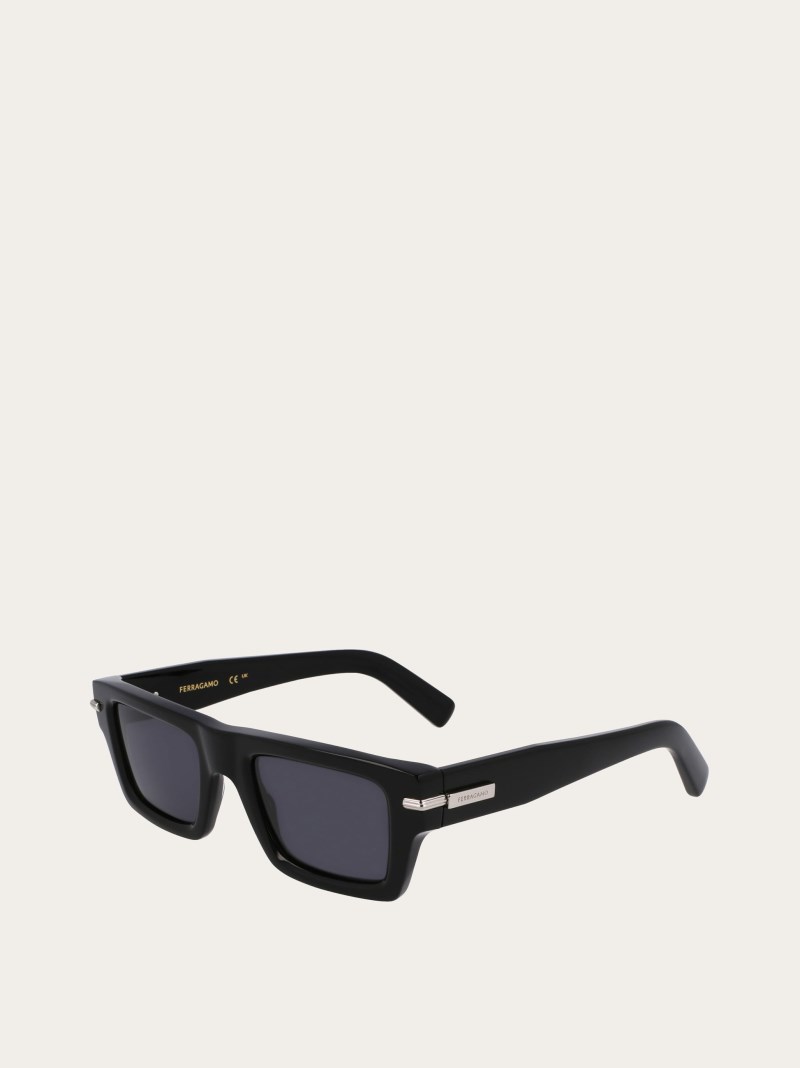 Ferragamo | Men's Sunglasses - Black/Grey