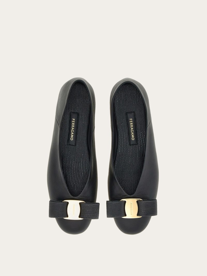 Ferragamo | Women's Vara Bow Ballet Flat - Black