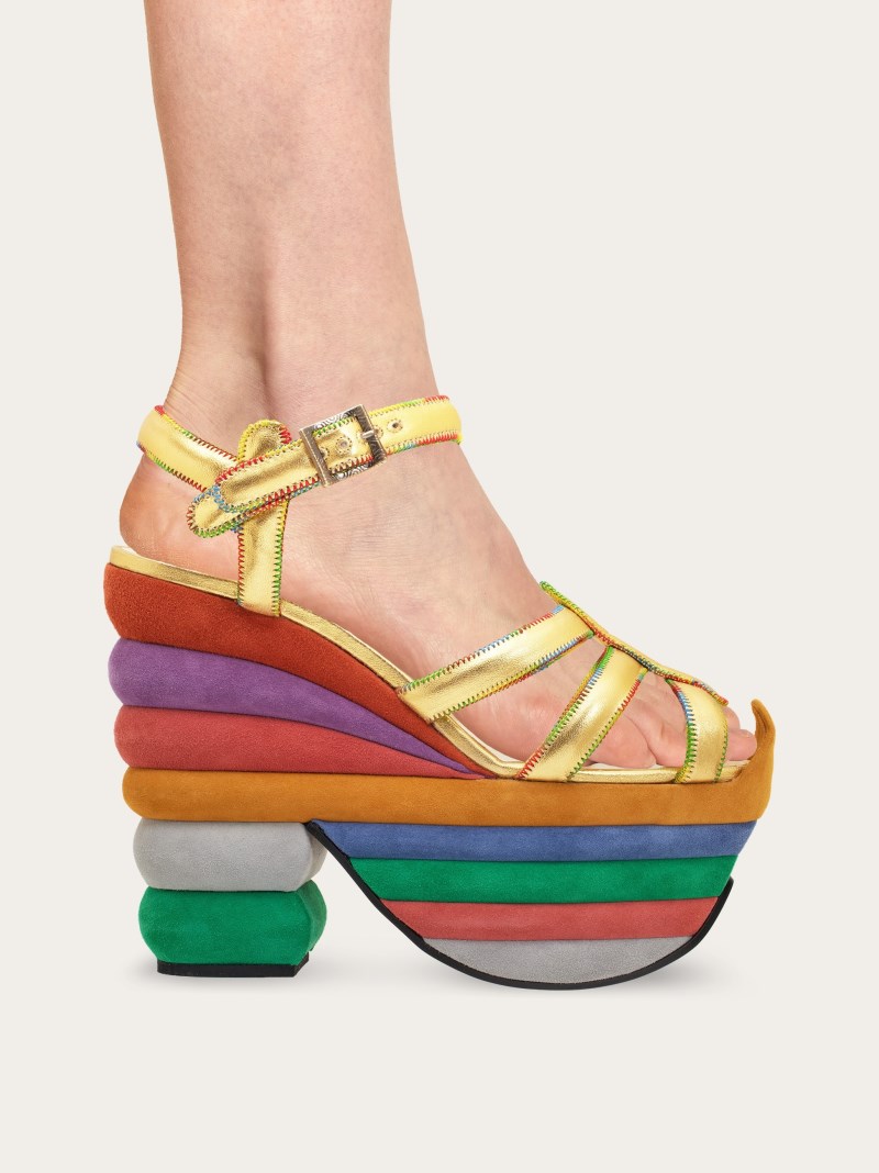 Ferragamo | Women's Rainbow - Multicolor/Gold