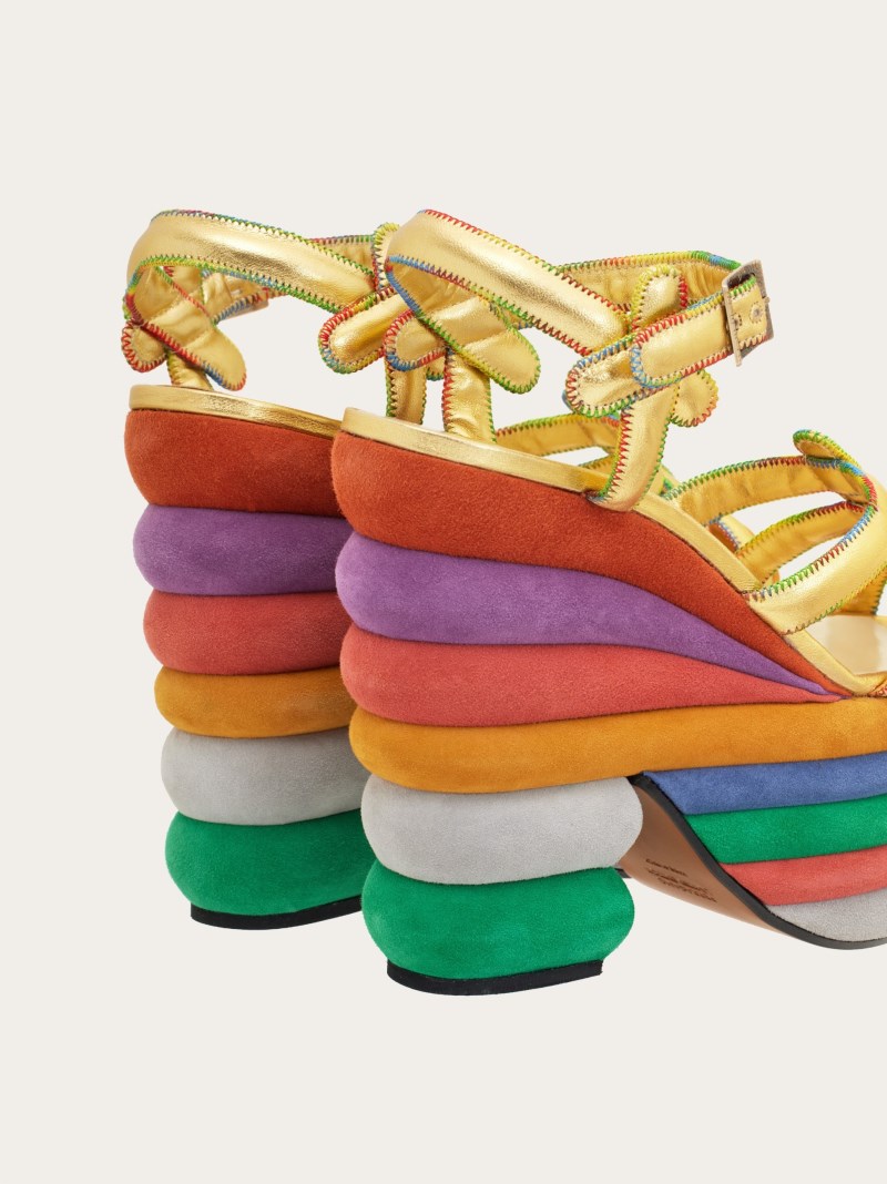 Ferragamo | Women's Rainbow - Multicolor/Gold
